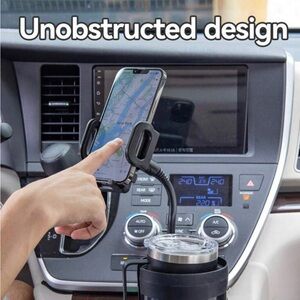 Car cellphone holder with adjustable base
